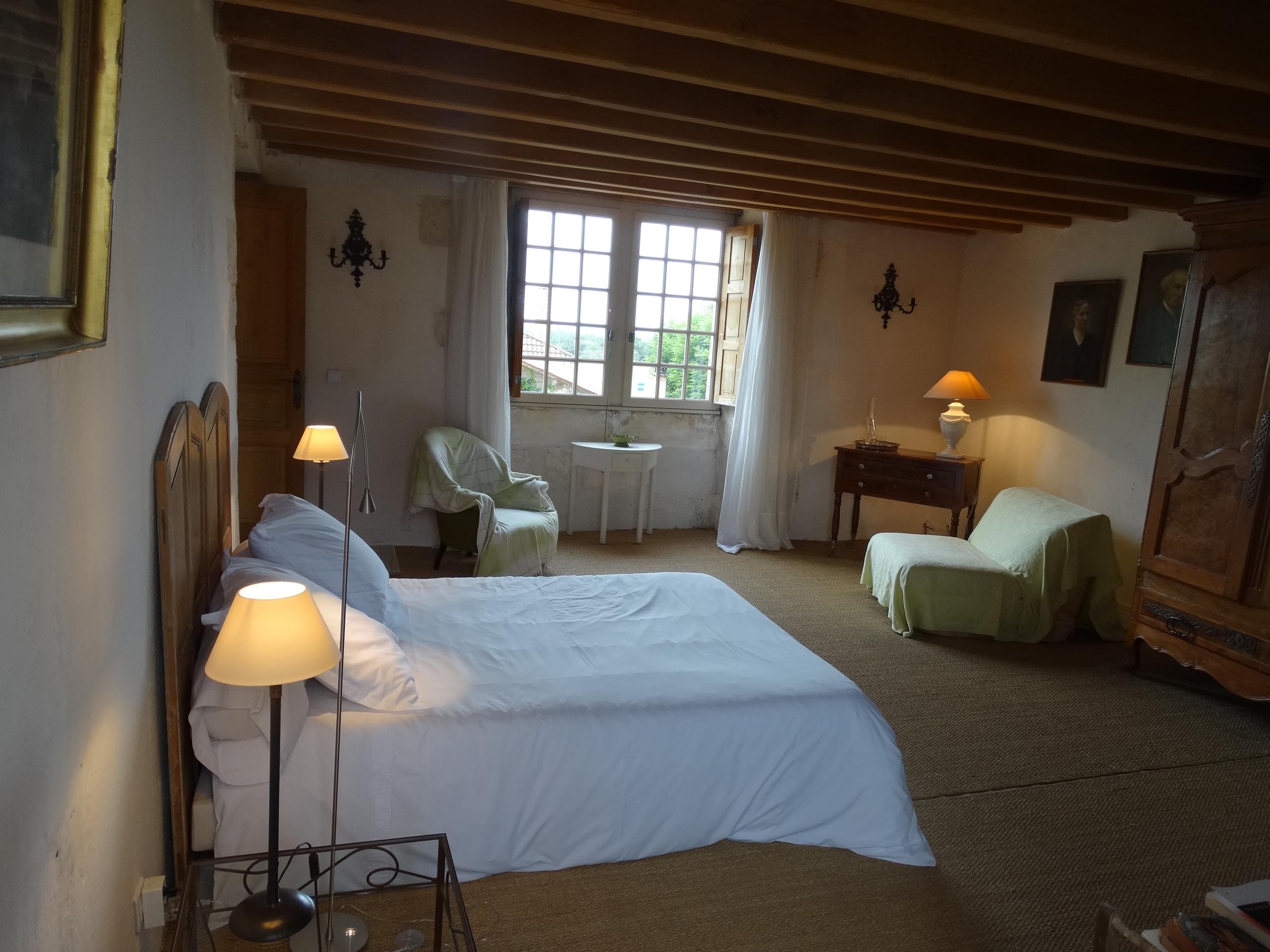 La chambre de Charlotte, Manoir de Puymangou, Dordogne