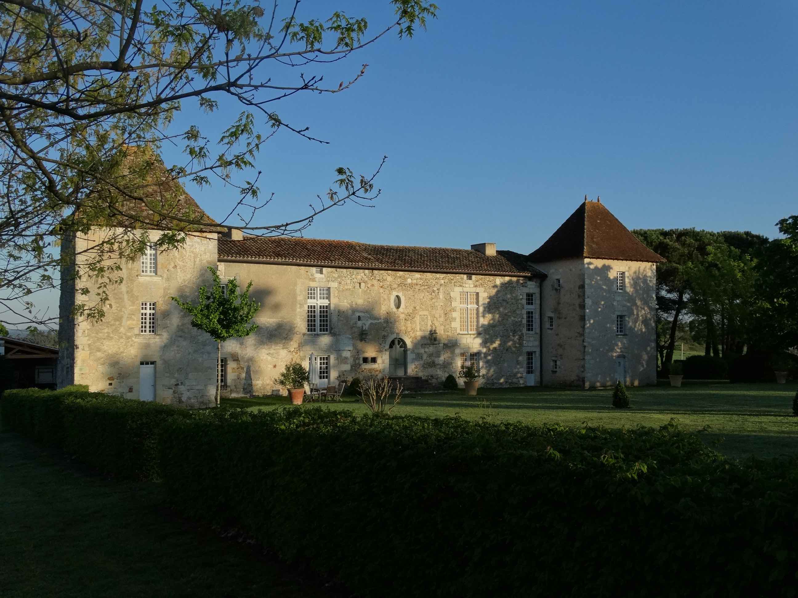 Façade est du château
